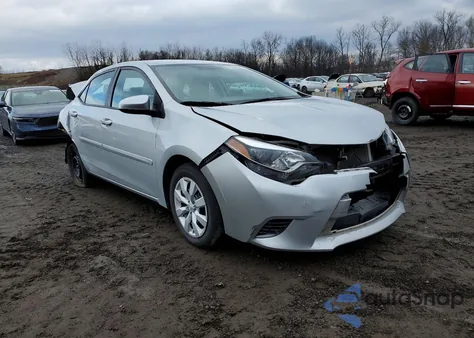 2016 Toyota Corolla L z USA, uszkodzony, nr VIN 2T1BURHE7GC736418